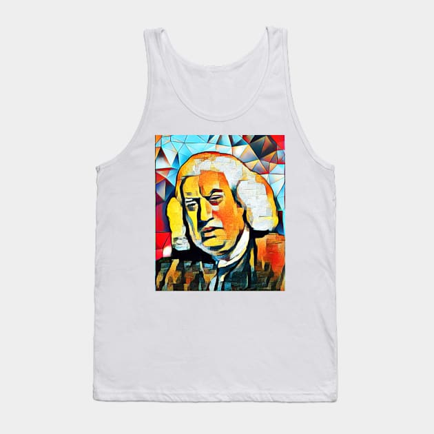 Samuel Johnson Abstract Portrait | Samuel Johnson Artwork 2 Tank Top by JustLit